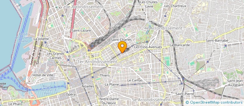 localisation de l'entreprise COMPAGNIE HELIUM à MARSEILLE