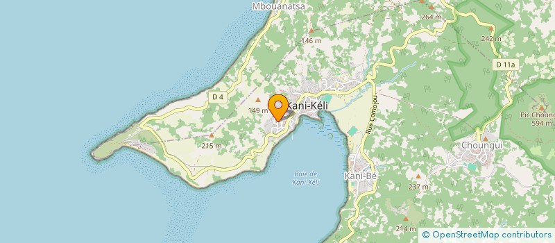 localisation de l'entreprise COMPAGNIE HERECUMBE DE MAYOTTE à KANI-KELI