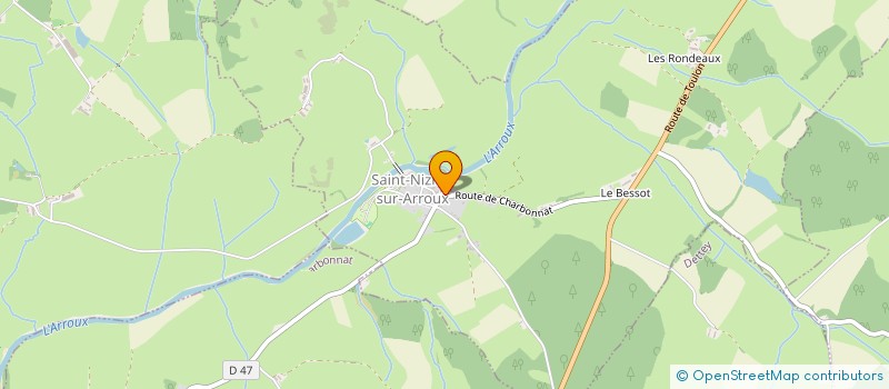 localisation de l'entreprise COMPAGNIE HERITAGE  SAINT-DIDIER-SUR-ARROUX