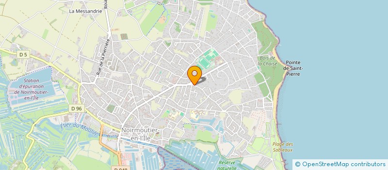 localisation de l'entreprise COMPAGNIE HERMES  NOIRMOUTIER-EN-L'ILE