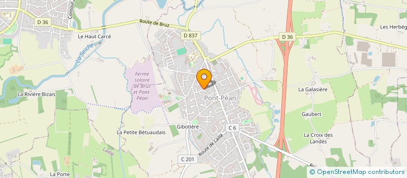 localisation de l'entreprise COMPAGNIE HERRAD  PONT-PEAN