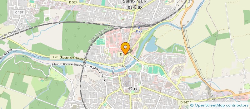 localisation de l'entreprise COMPAGNIE HESTIA à DAX