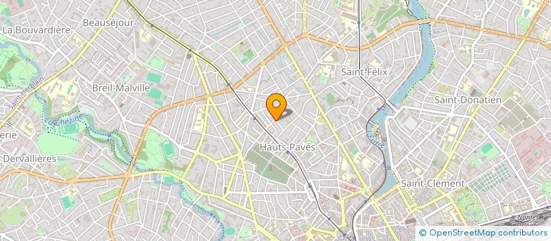 localisation de l'entreprise COMPAGNIE HEUREUX LES FELES  NANTES