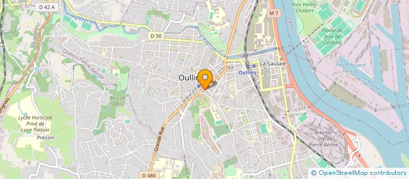 localisation de l'entreprise COMPAGNIE HISTOIRE DE VOIR  OULLINS-PIERRE-BENITE