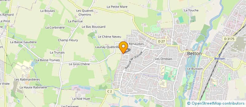 localisation de l'entreprise COMPAGNIE HOMETENTIK  BETTON