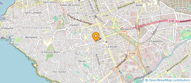 localisation de l'entreprise COMPAGNIE HORTENSE POMMIER à MARSEILLE