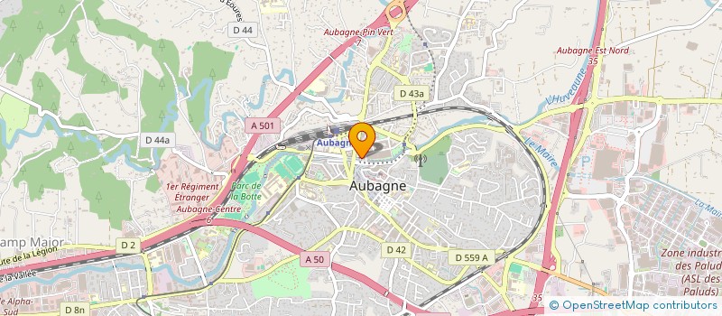 localisation de l'entreprise COMPAGNIE HOTELIERE D'AUBAGNE à AUBAGNE