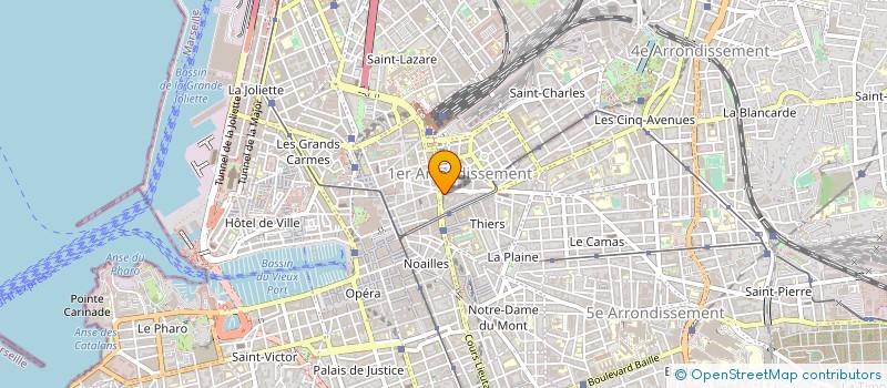 localisation de l'entreprise COMPAGNIE HOTELIERE DUGOMMIER GAMBETTA - CHDG à MARSEILLE