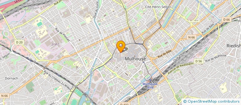 localisation de l'entreprise COMPAGNIE HOTELLIERE 2B  MULHOUSE