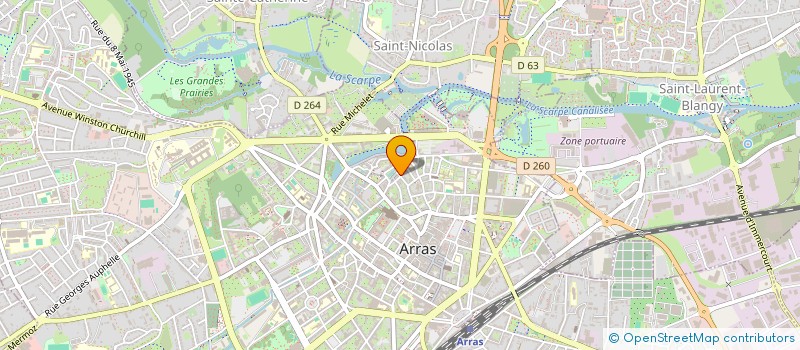 localisation de l'entreprise COMPAGNIE HURLEVENT à ARRAS