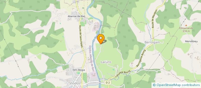 localisation de l'entreprise COMPAGNIE HYDROPATHES  BERROGAIN-LARUNS