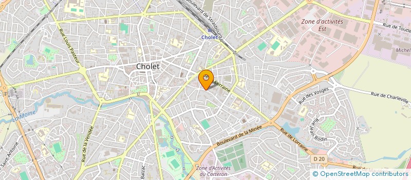 localisation de l'entreprise COMPAGNIE I à CHOLET