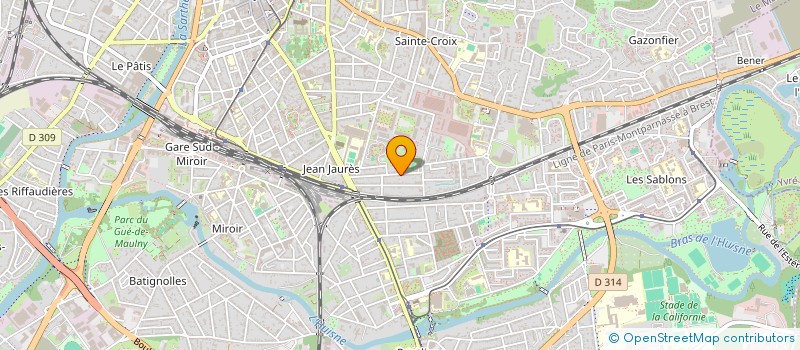 localisation de l'entreprise COMPAGNIE IKARE EN TOUT K  LE MANS