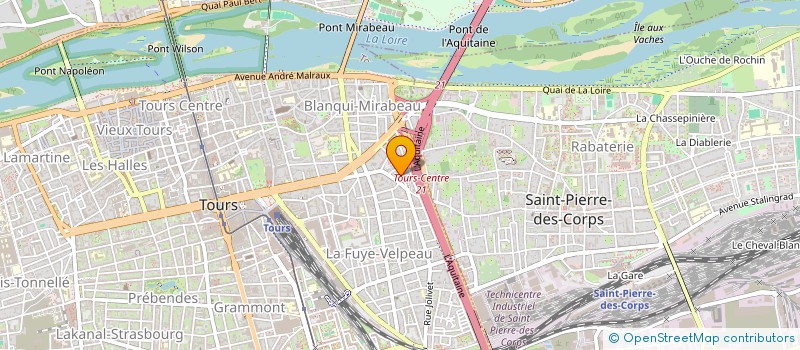 localisation de l'entreprise COMPAGNIE IMAGO  TOURS