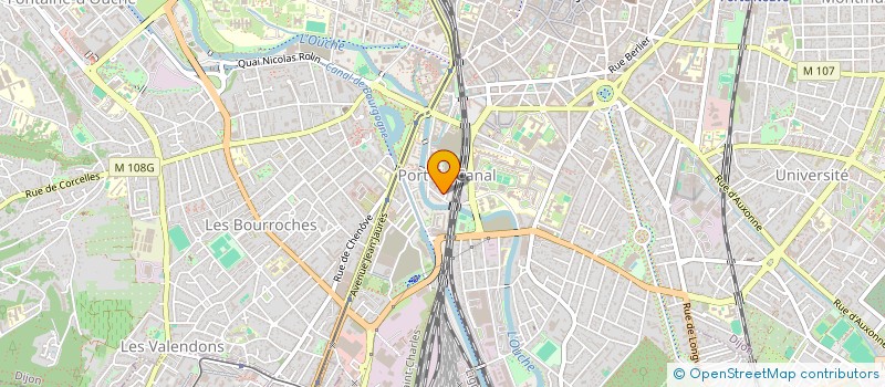 localisation de l'entreprise COMPAGNIE IMBOLC  DIJON