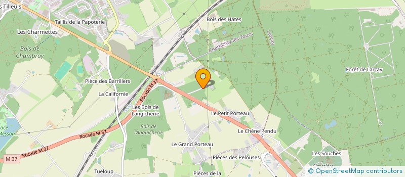 localisation de l'entreprise COMPAGNIE IMMOBILIERE ANGELA  CHAMBRAY-LES-TOURS