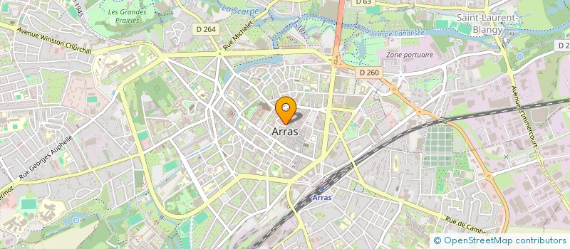 localisation de l'entreprise COMPAGNIE IMMOBILIERE ARRAGEOISE à ARRAS