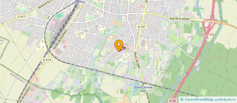 localisation de l'entreprise COMPAGNIE IMMOBILIERE BOBACHER  COLMAR