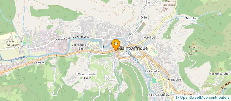 localisation de l'entreprise COMPAGNIE IMMOBILIERE BOYER  SAINT-AFFRIQUE