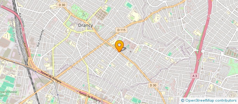 localisation de l'entreprise COMPAGNIE IMMOBILIERE D'ASSURANCE ET DE CREDIT à DRANCY