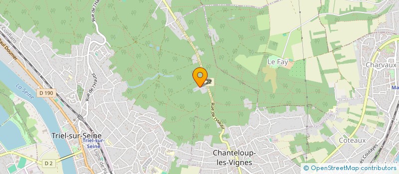 localisation de l'entreprise COMPAGNIE IMMOBILIERE D'EXPLOITATION  TRIEL-SUR-SEINE