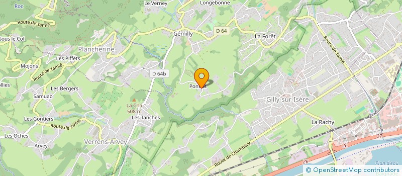 localisation de l'entreprise COMPAGNIE IMMOBILIERE DAUPHINE SAVOIE  MERCURY