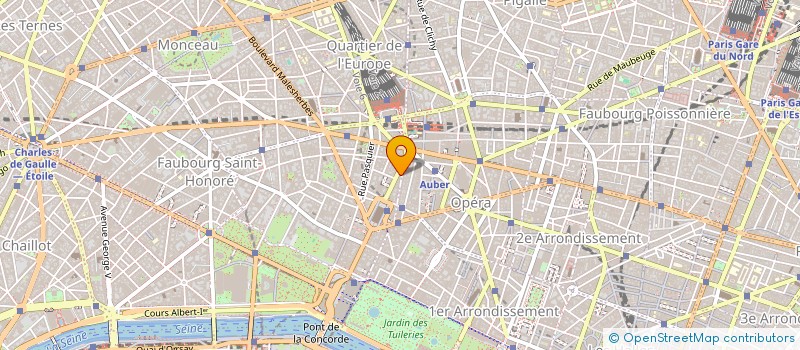 localisation de l'entreprise COMPAGNIE IMMOBILIERE DE LA MADELEINE à PARIS