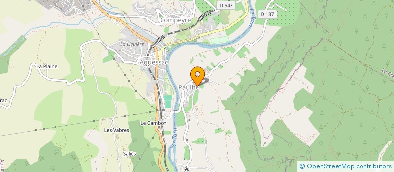 localisation de l'entreprise COMPAGNIE IMMOBILIERE DE PLANTIERS  PAULHE