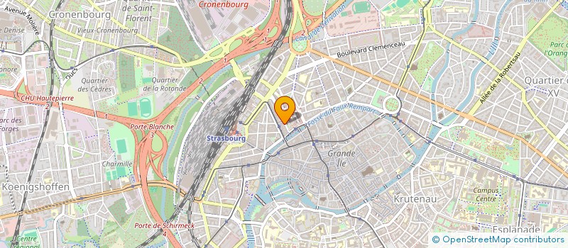 localisation de l'entreprise COMPAGNIE IMMOBILIERE DE PROCIVIS ALSACE  STRASBOURG