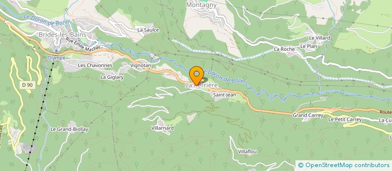 localisation de l'entreprise COMPAGNIE IMMOBILIERE DES MONTAGNES à COURCHEVEL