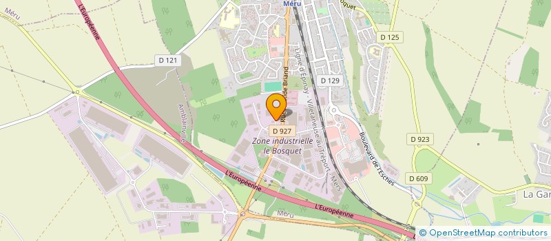 localisation de l'entreprise COMPAGNIE IMMOBILIERE DU NORD  MERU