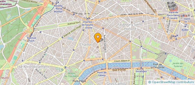 localisation de l'entreprise COMPAGNIE IMMOBILIERE MARCEAU  PARIS