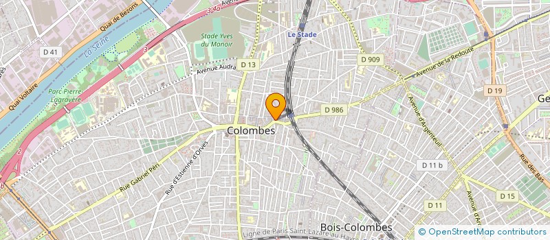 localisation de l'entreprise COMPAGNIE IMMOBILIERE PARIS COLOMBES à COLOMBES