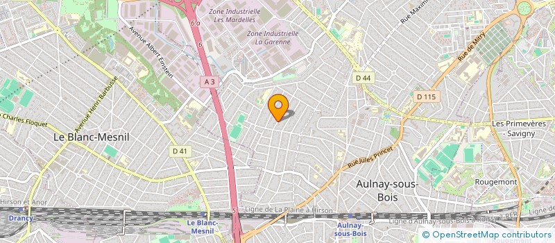 localisation de l'entreprise COMPAGNIE IMMOBILIERE PARISIENNE à AULNAY-SOUS-BOIS