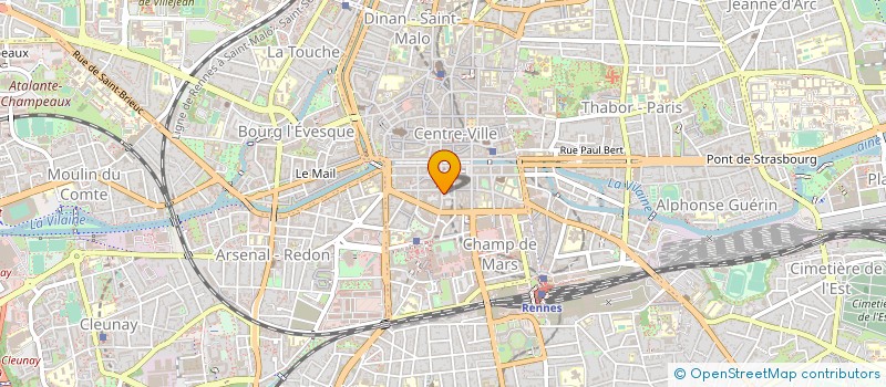 localisation de l'entreprise COMPAGNIE IMMOBILIERE RENNAISE à RENNES