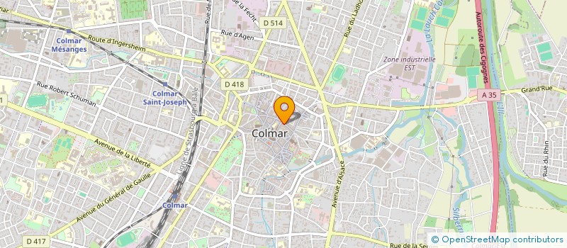 localisation de l'entreprise COMPAGNIE IMMOBILIERE VENDOME  COLMAR