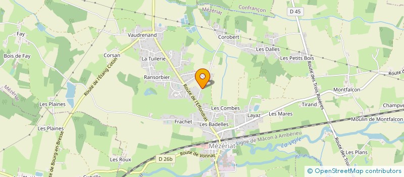 localisation de l'entreprise COMPAGNIE INANNA  MEZERIAT