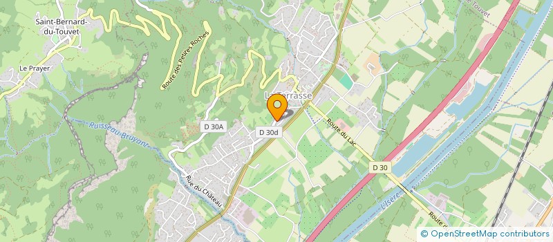 localisation de l'entreprise COMPAGNIE INDIGO  LA TERRASSE