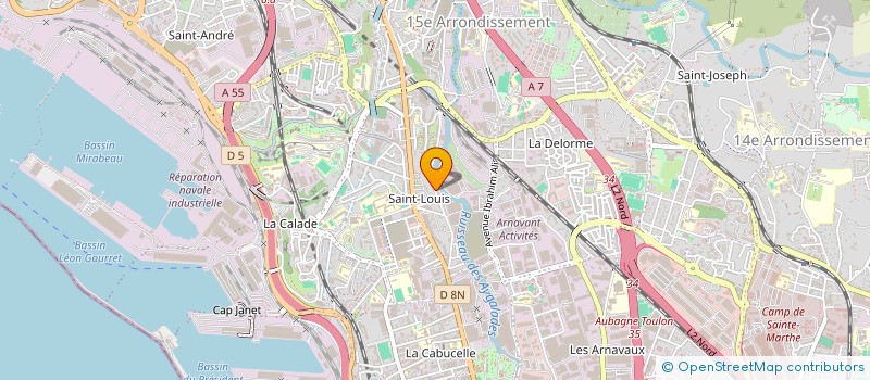 localisation de l'entreprise COMPAGNIE INDUSTRIELLE COMMANDERIE à MARSEILLE