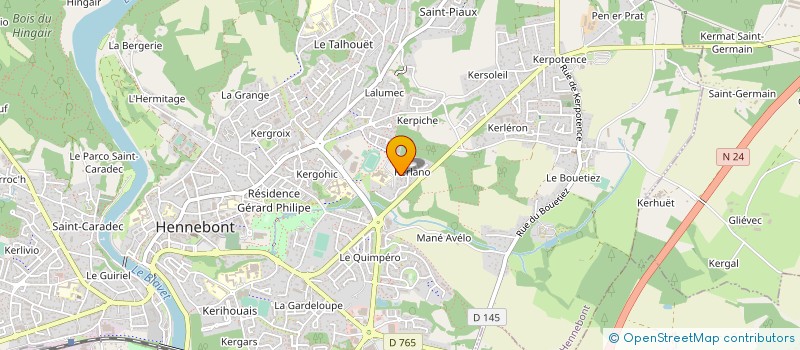 localisation de l'entreprise COMPAGNIE INDUSTRIELLE D'ETIQUETTES à KERVIGNAC