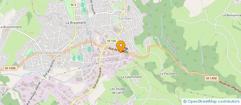 localisation de l'entreprise COMPAGNIE INDUSTRIELLE DE DIFFUSION  SAINT-ETIENNE