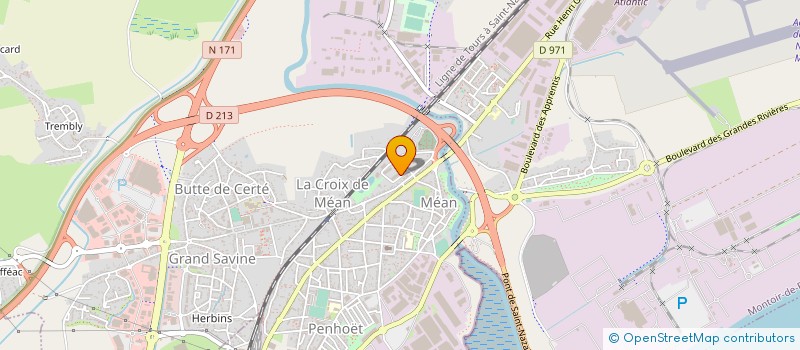 localisation de l'entreprise COMPAGNIE INDUSTRIELLE DES DOCKS MARITIMES - TECHNIDIS à SAINT-NAZAIRE