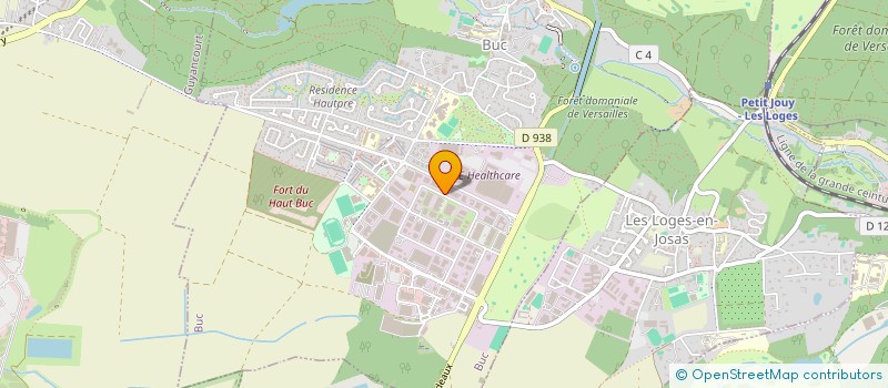 localisation de l'entreprise COMPAGNIE INDUSTRIELLE DES REFLECTEURS RADARS à BUC