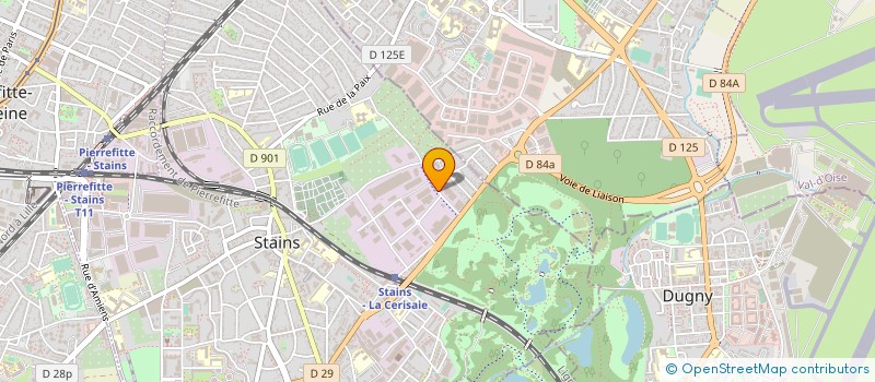 localisation de l'entreprise COMPAGNIE INDUSTRIELLE DU FROID à STAINS