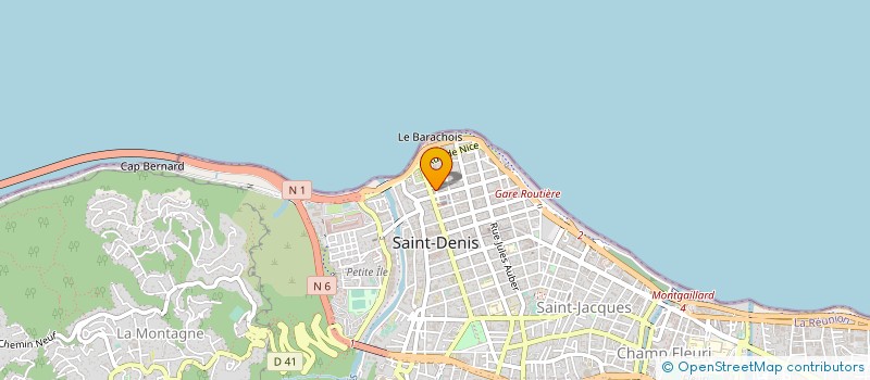 localisation de l'entreprise COMPAGNIE INDUSTRIELLE DU LAGON  SAINT-DENIS