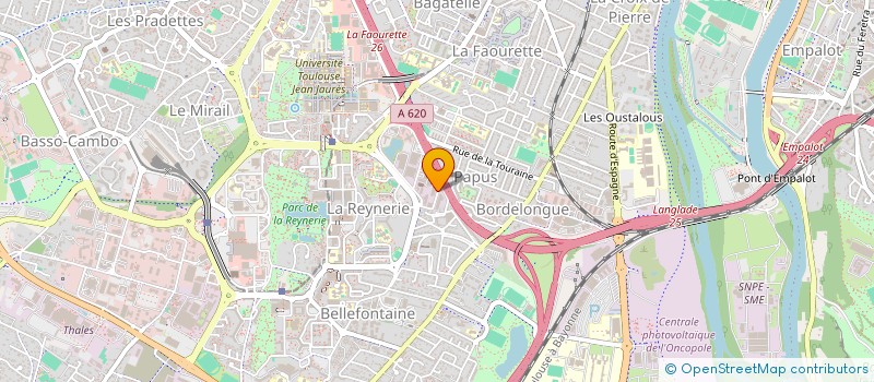 localisation de l'entreprise COMPAGNIE INDUSTRIELLE DU ROULEMENT à TOULOUSE
