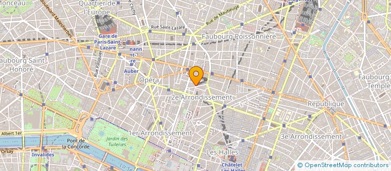 localisation de l'entreprise COMPAGNIE INDUSTRIELLE ERGIS à PARIS