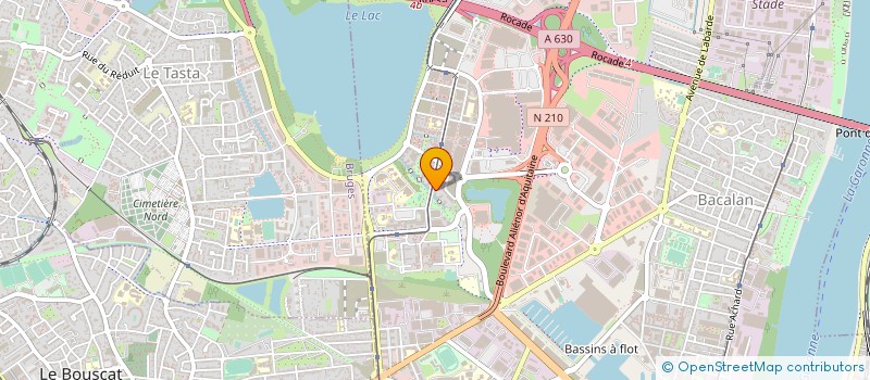 localisation de l'entreprise COMPAGNIE INEPSENI  BORDEAUX