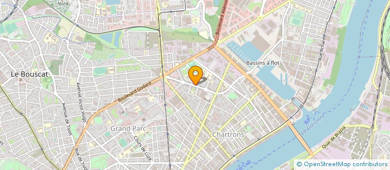 localisation de l'entreprise COMPAGNIE INFORMA RELATION ETUDES MATERI à BORDEAUX