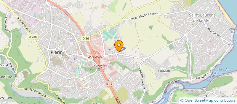 localisation de l'entreprise COMPAGNIE INNOVANTE BRIOCHINE à PLERIN